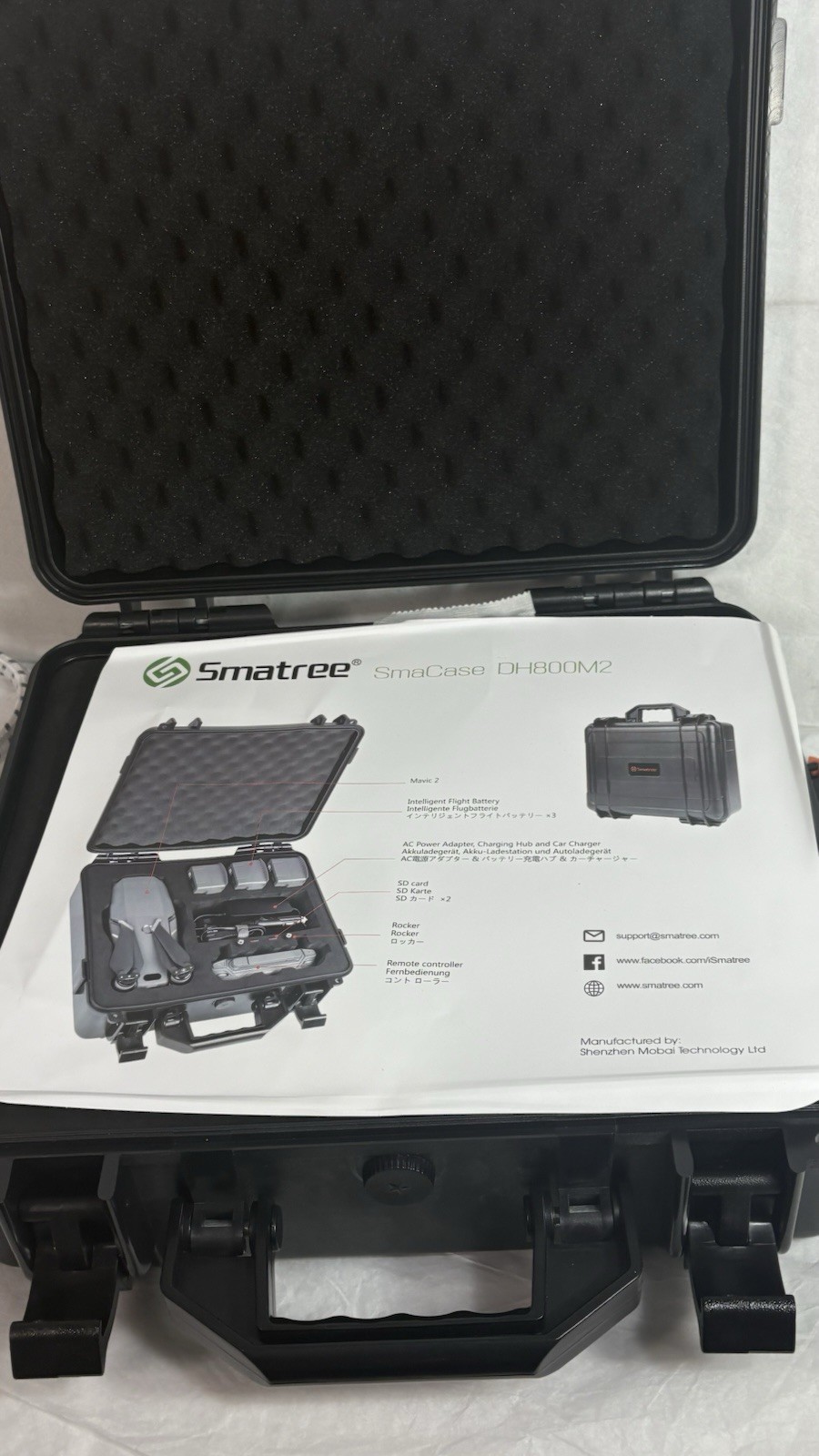 Smatree 17.6L Carrying Case Compatible with DJI Mavic 2 Pro/Mavic 2 Zoom.