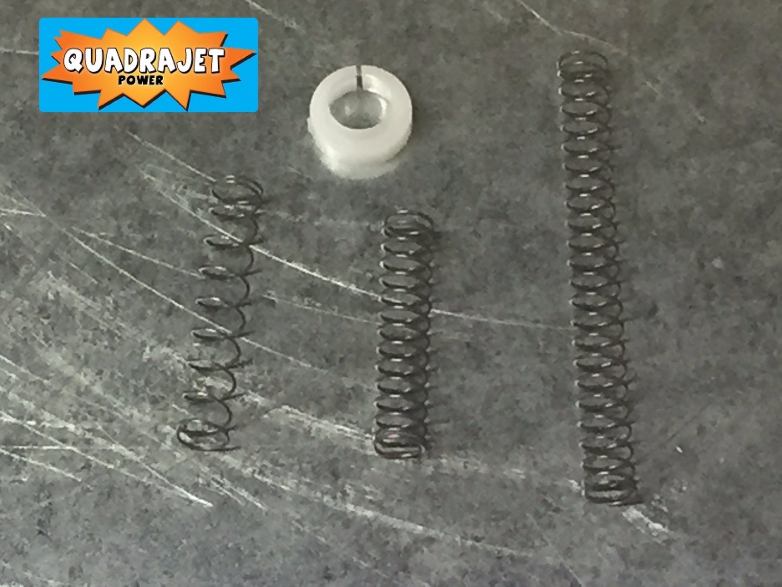 Quadrajet Power Piston Return Spring Assortment W/ Retainer And 3 Springs