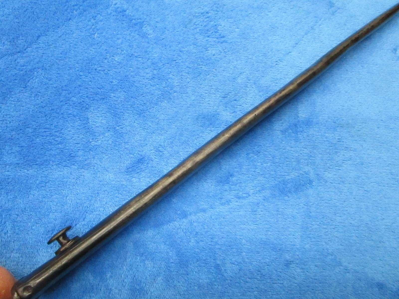 ORIGINAL ANTIQUE M1891 ARGENTINE MAUSER BAYONET AND MATCHING SCABBARD MAKER WKC