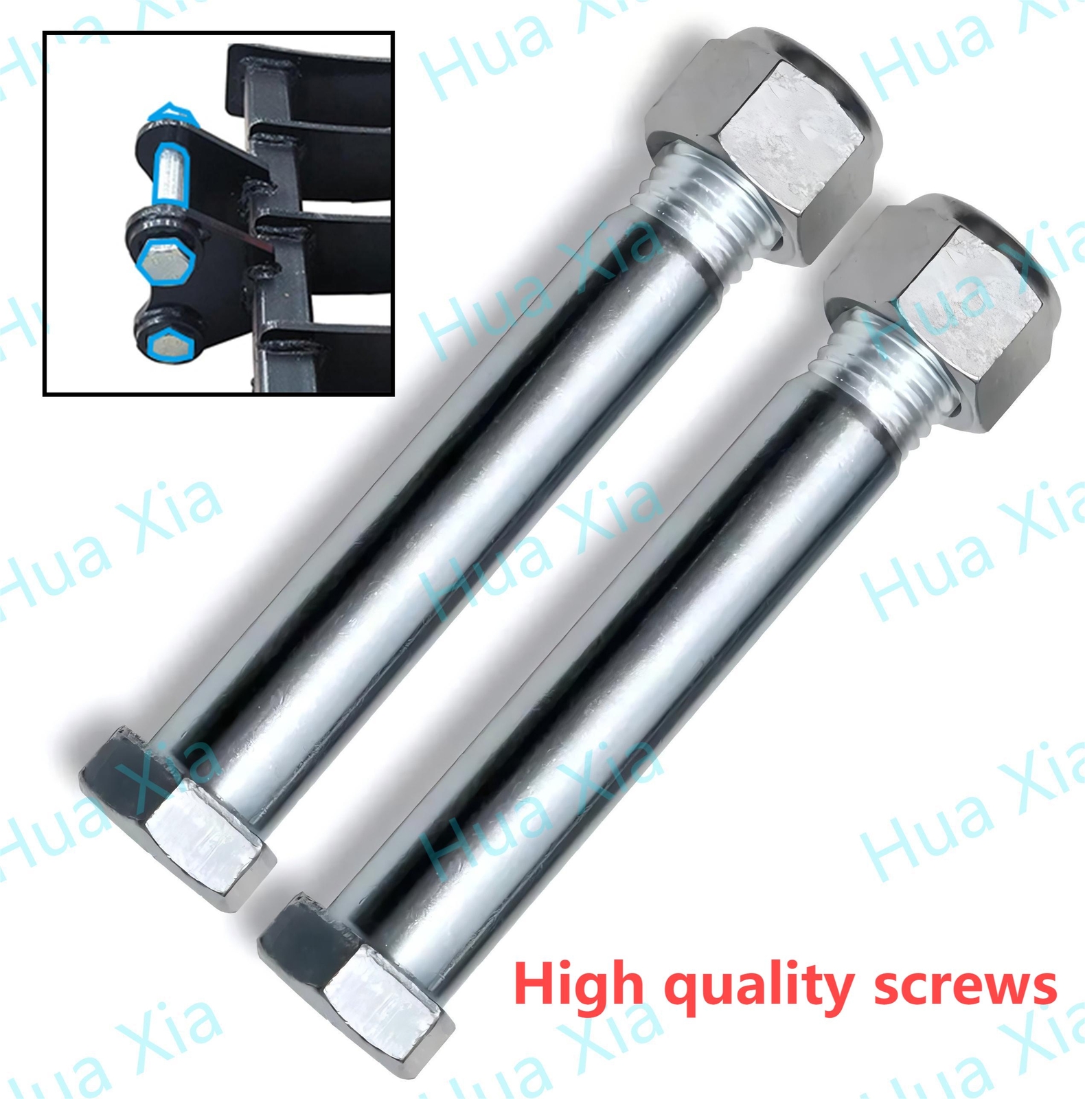 25mm/0.98in Pins for Mini Excavator Attachment Connection， Bolts and Nuts Kit