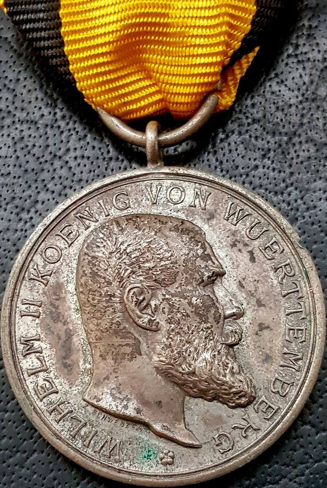 ✚10332✚ German WW1 Wurttemberg Silver Military Merit Medal Verdienstmedaille