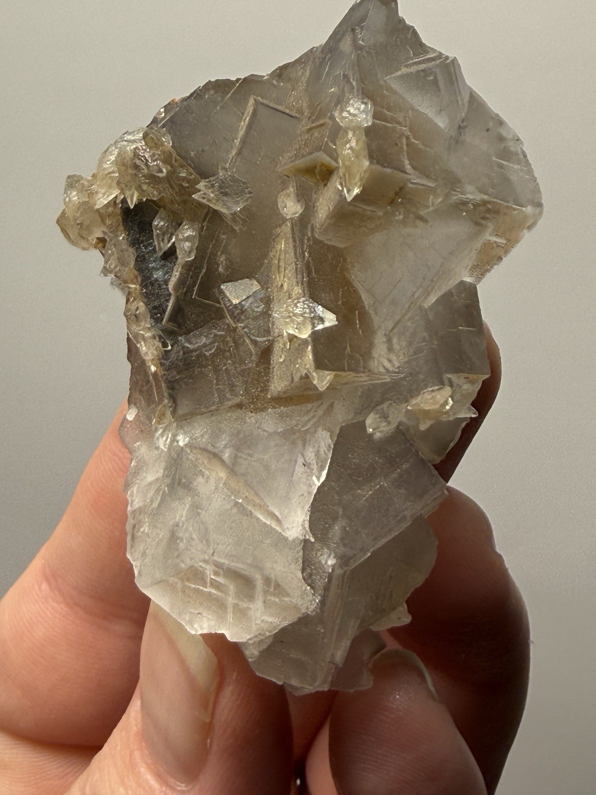 Isometric Fluorite & Scalenohedral Calcite Specimen | Pakistan