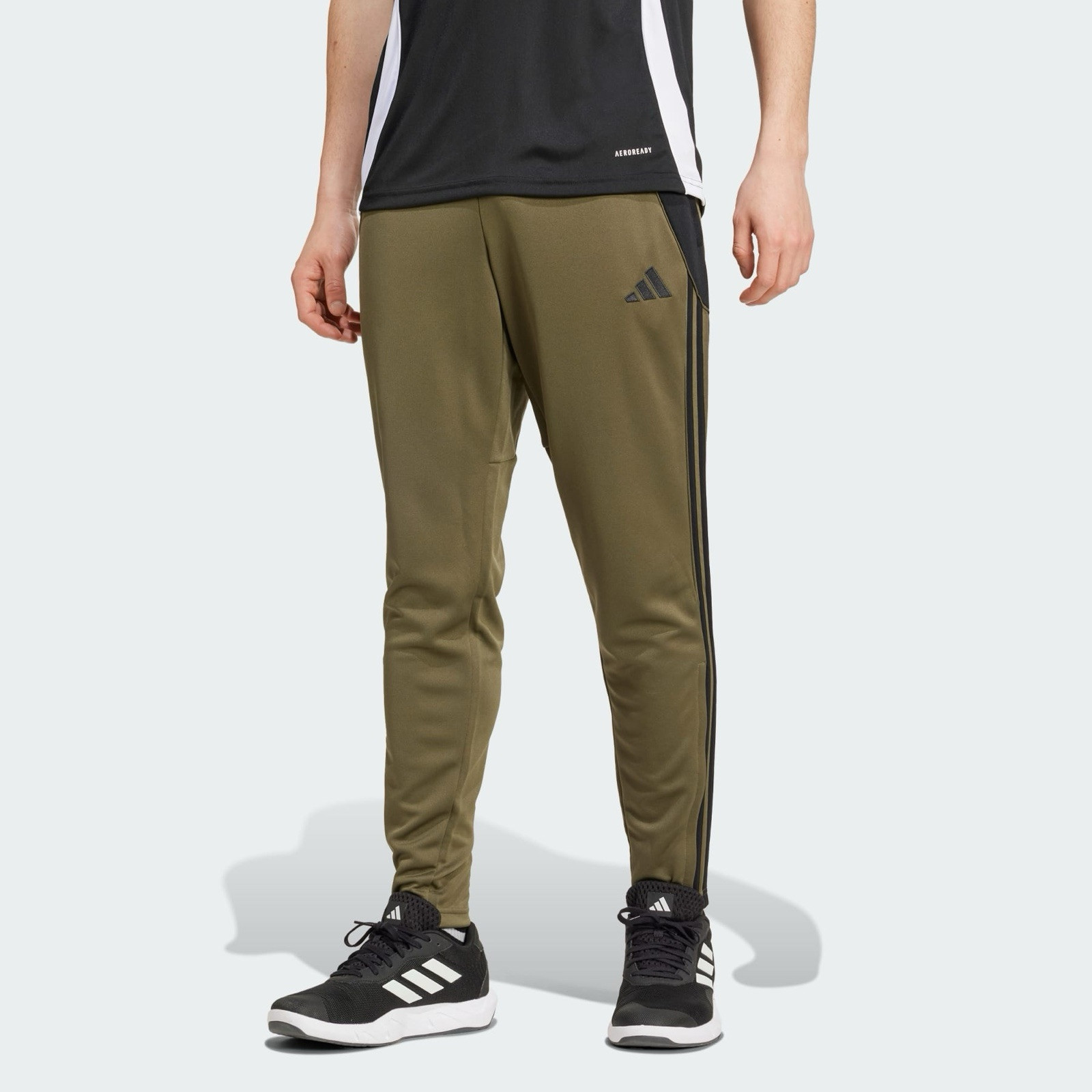 Adidas Tiro 24 Men’s Soccer Athletic Bottoms Jogger Track Pant Olive #958