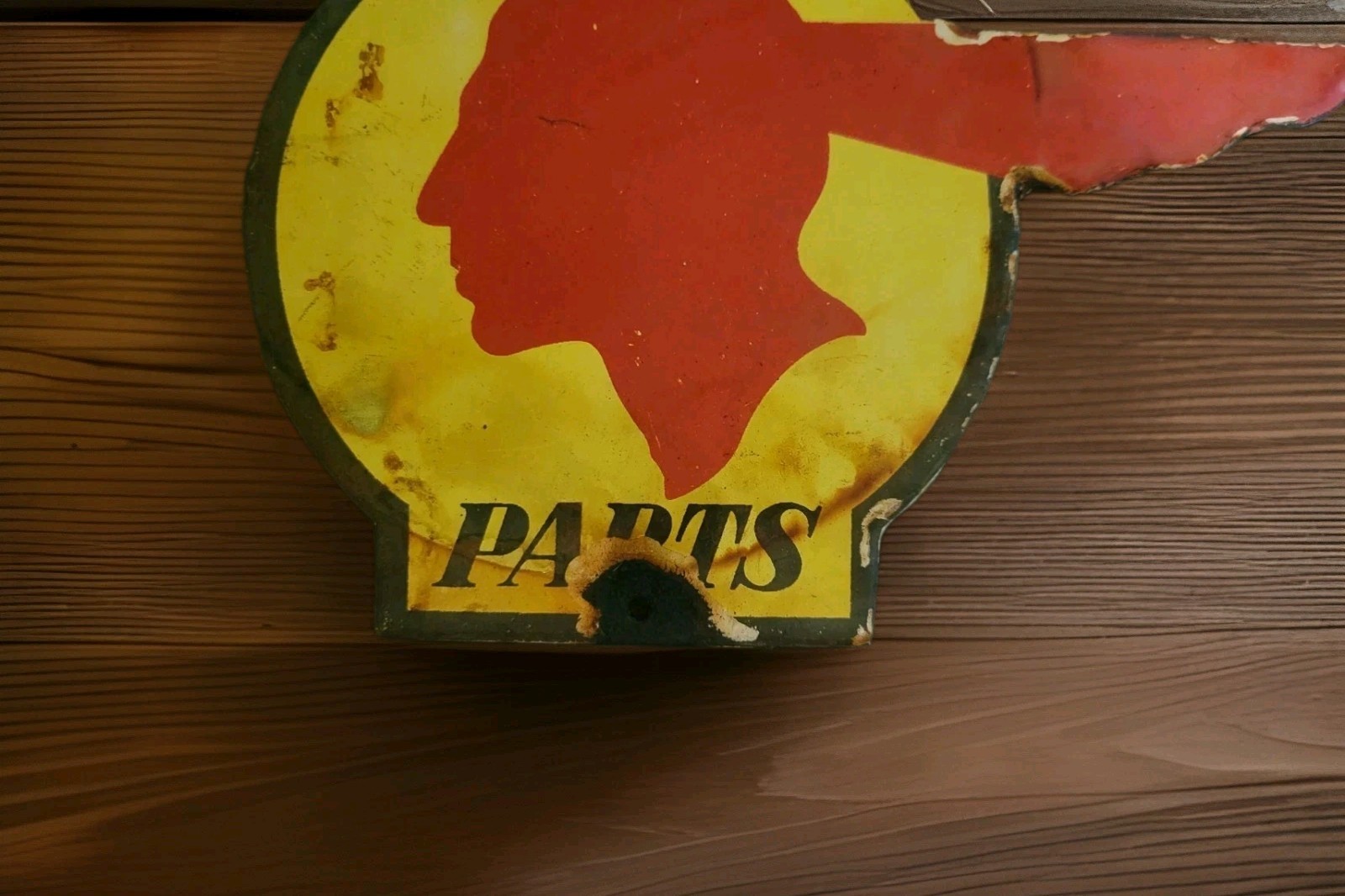 Vintage Pontiac Porcelain Sign General Motors Firebird Trans am Camaro Gas Oil