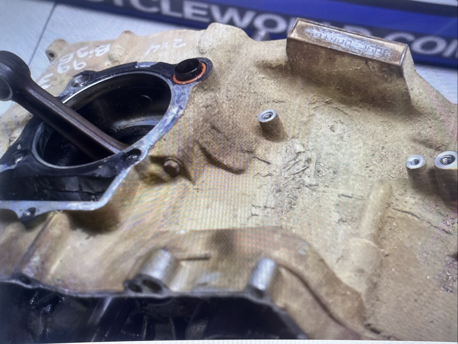 S1-4 Lower Engine Motor Crank Case 99 Yamaha Big Bear YFM 350 1999 ATV 2x4 Quad