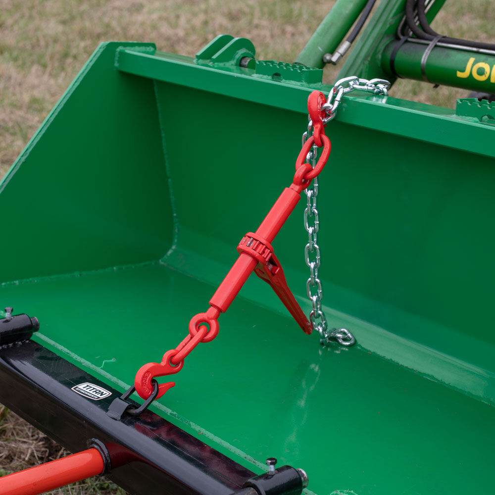 Titan Attachments Hay Bale Spear Frame Attachment with Stabilizer Spears