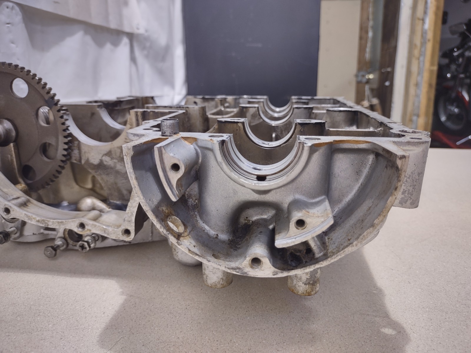 1974 Honda CB 750 CB750 Lower Engine Case Crankcase #325.2-79