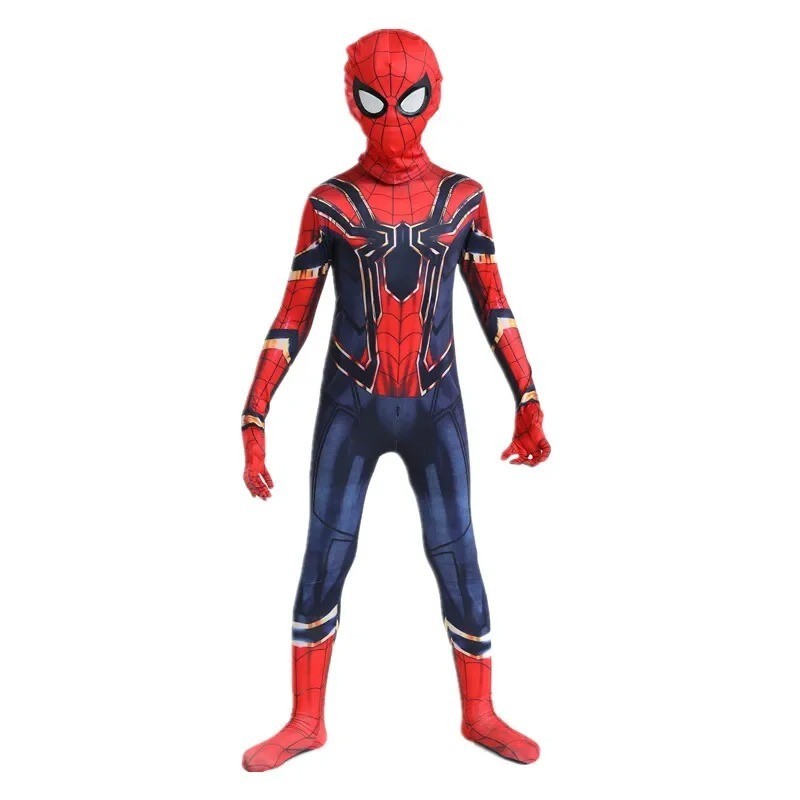 Spiderman Costume Cosplay Jumpsuit Kids Boys Suit Tobey Fancy Outfit