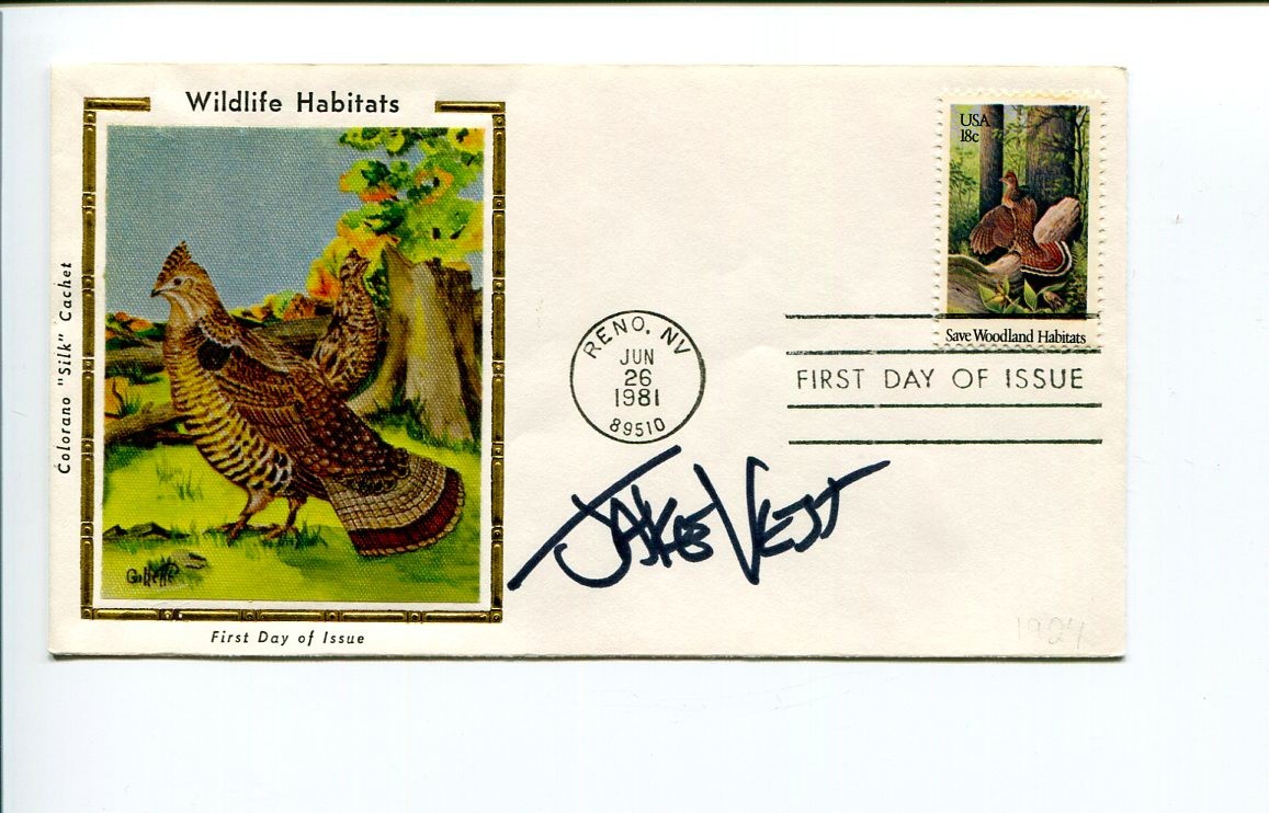 Jake Vest That's Jake Cartoonist Artist Signed Autograph FDC