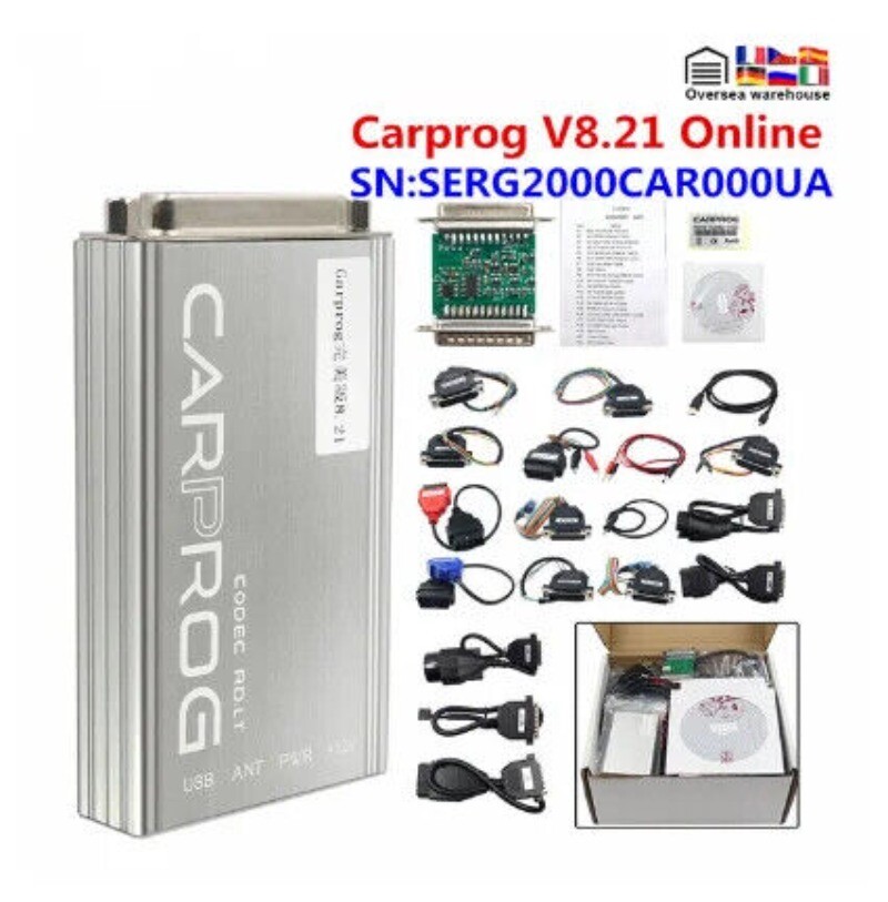 Full Adapter with Keygen Prog 8.21/v5.0 Iprog Pro for Radio/immo Ecu Repair Tool