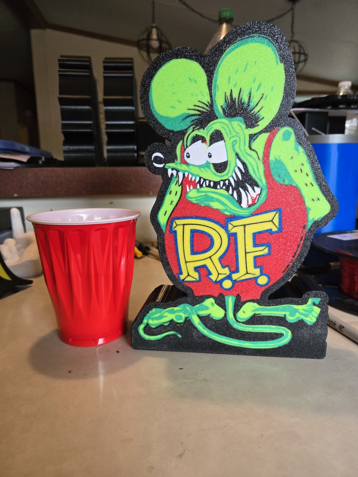 Rat Fink Led Lamp