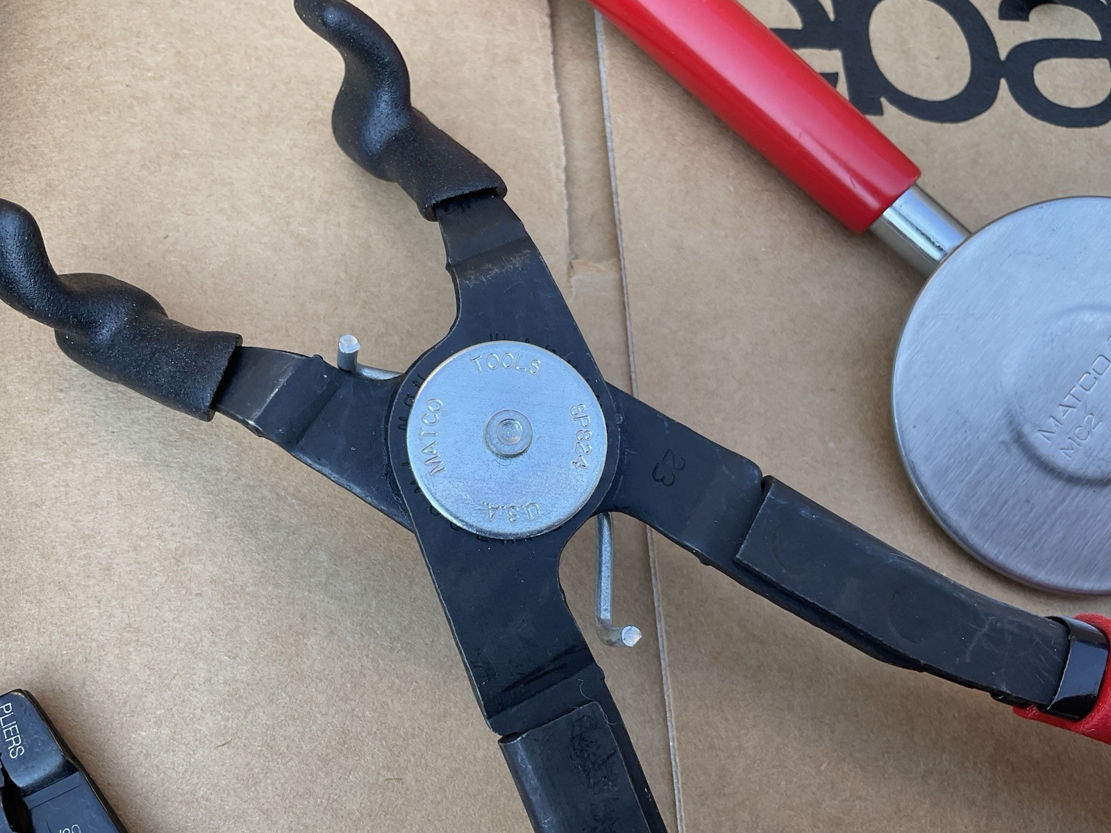 Matco Tool Lot. Pliers, Lock Pliers, Hammer, Adjustable Wrench Etc 12pc Like New