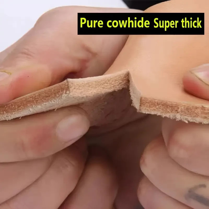 Vegetable TANNED Natural Cow Leather Shoulder THICK 11/12-12/13-14/16 OZ FEET
