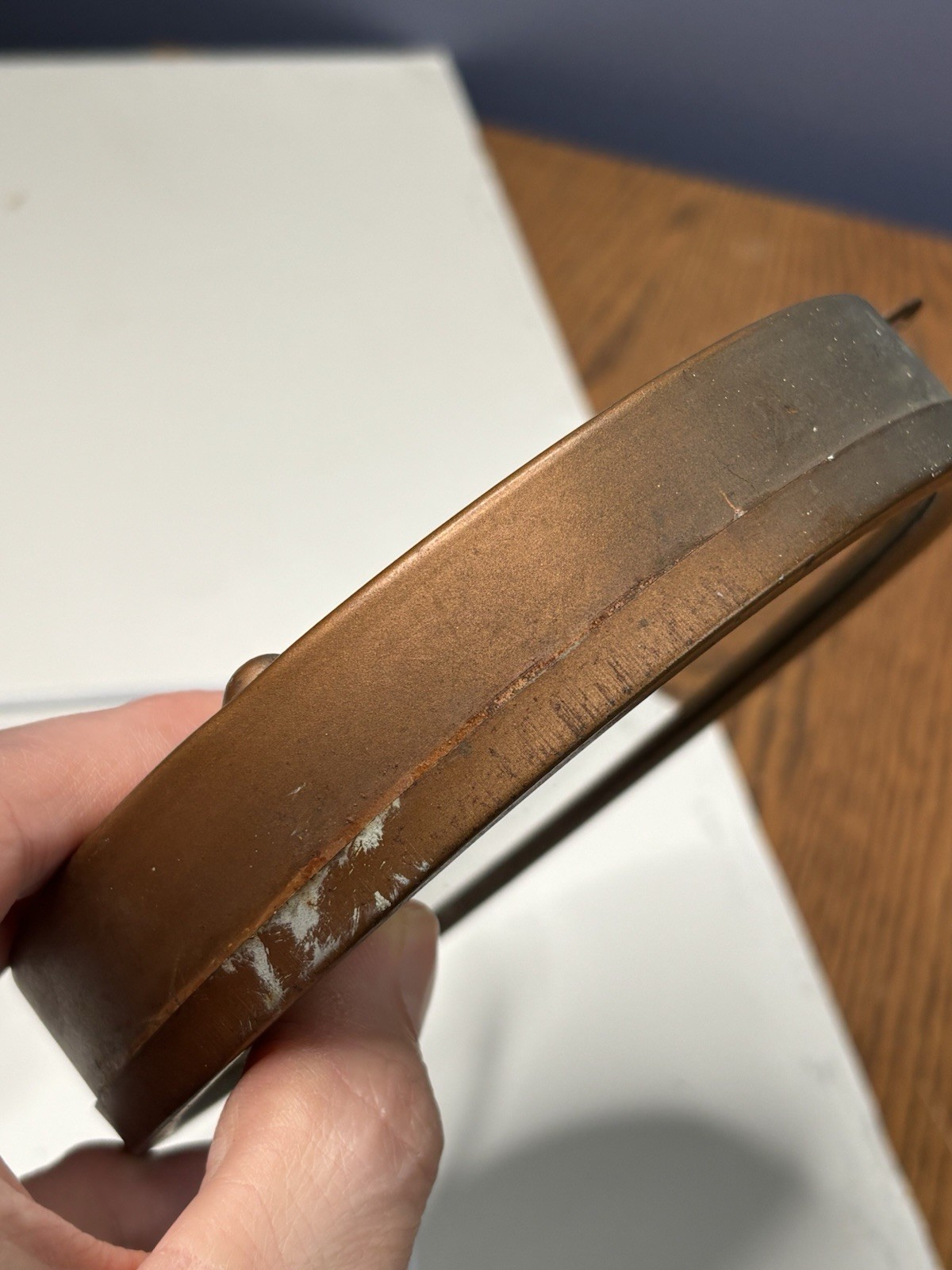 Antique Original RARE American Engraving Thermometer Trade Sign Indian Eagle MA