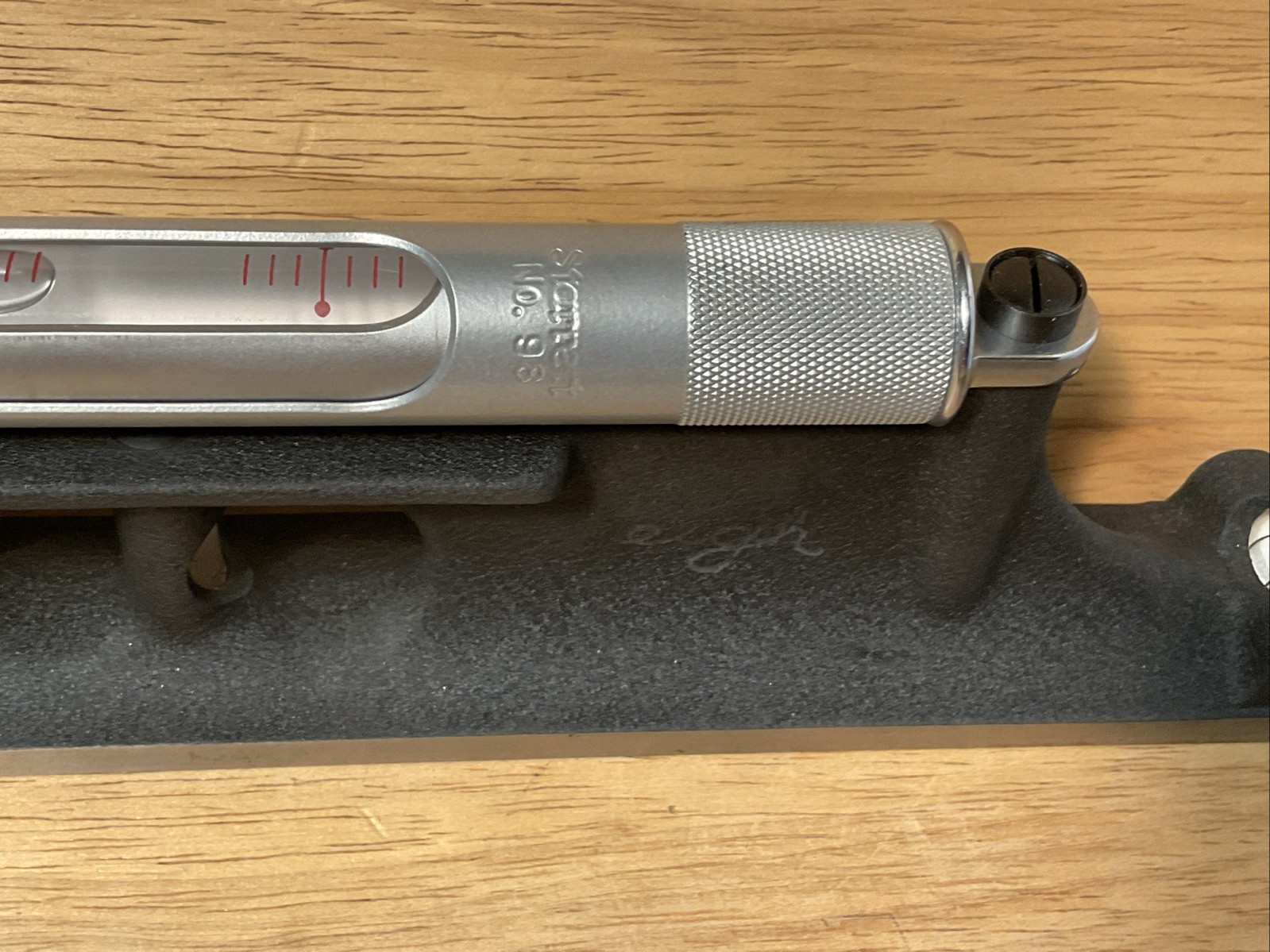 Vintage Starrett No. 98-12 Precision Machinist's Level With Original Box USA 12"