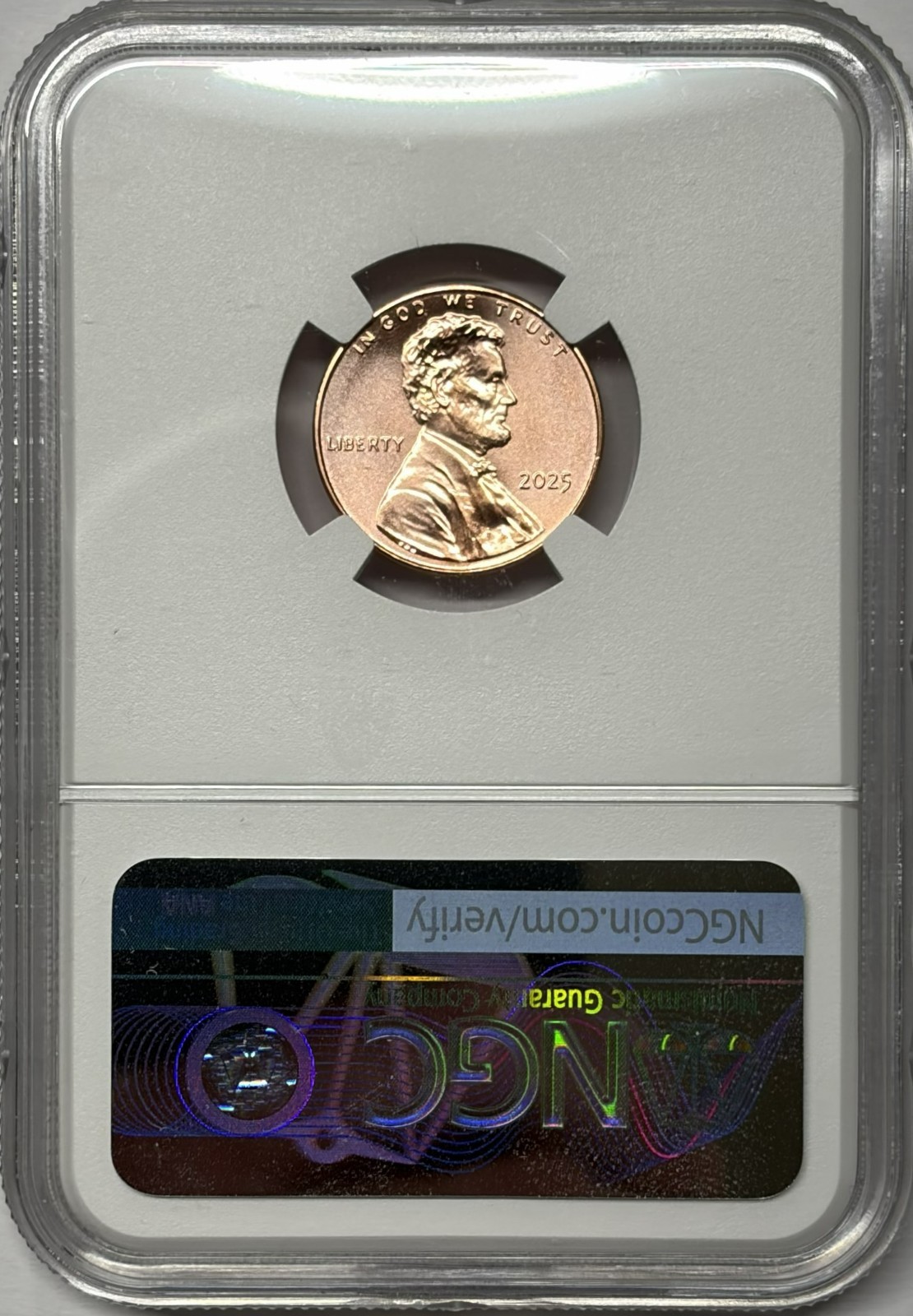 2025 P Lincoln Shield Cent NGC MS68 RD Penny Signature Portrait Label