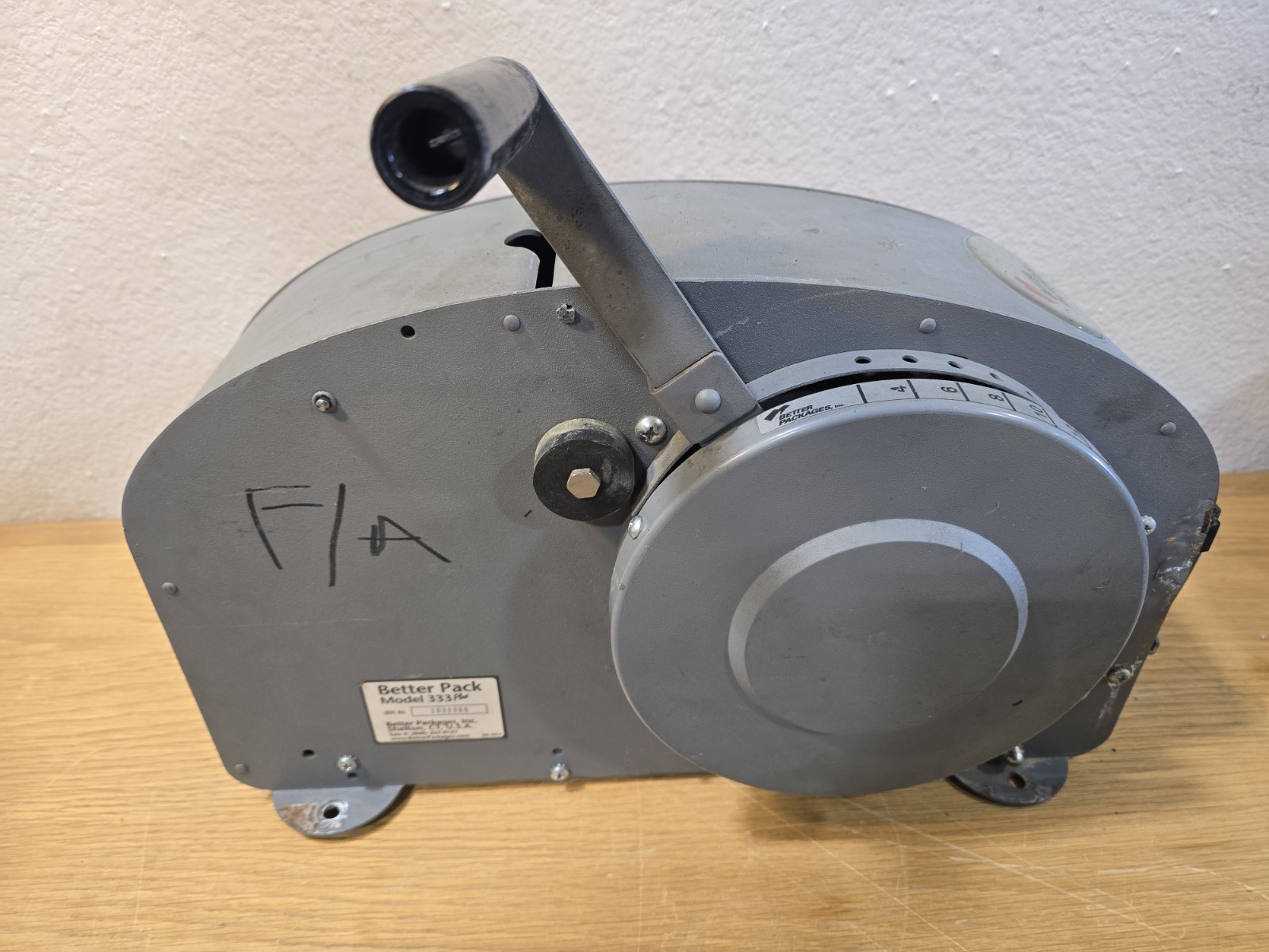 Better Pack Model 333 Plus Gummed Tape Dispenser *Incomplete*