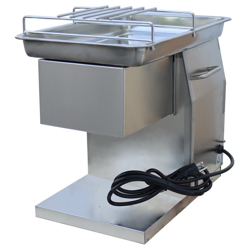 Open Box! QX Stainless Commercial Meat Cutting Machine Body without Blade 110V