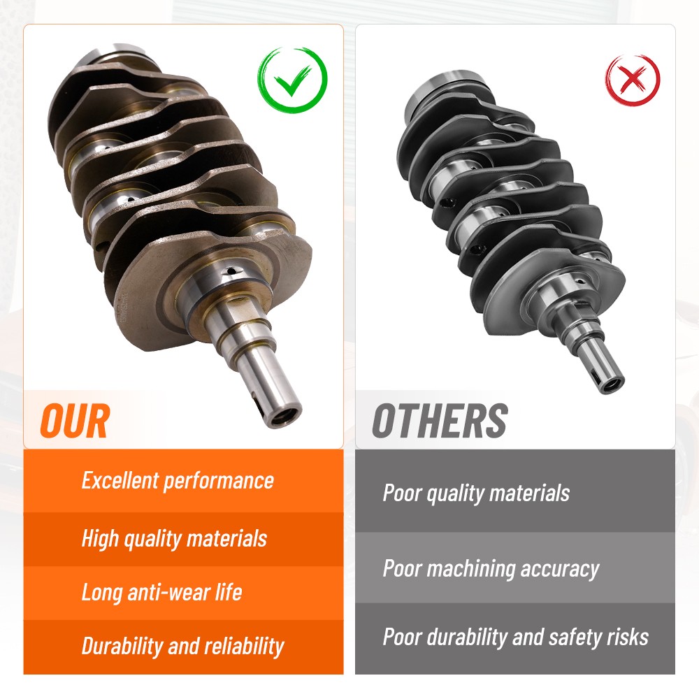 Crankshaft & Main +Rod Bearing for 2004-2018 Subaru Impreza EJ255 EJ257 WRX 2.5L