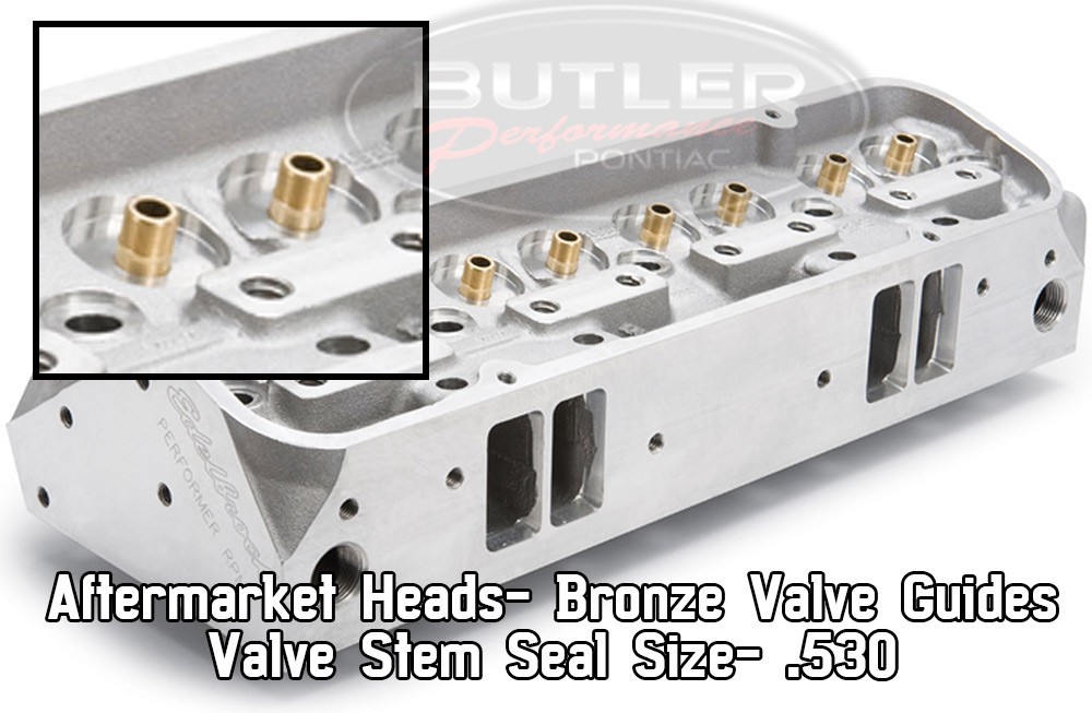 .530"x 11/32" Viton Valve Stem Seals-Metal Clad, .670" OD, SBC, BBC, SBF, SET/16