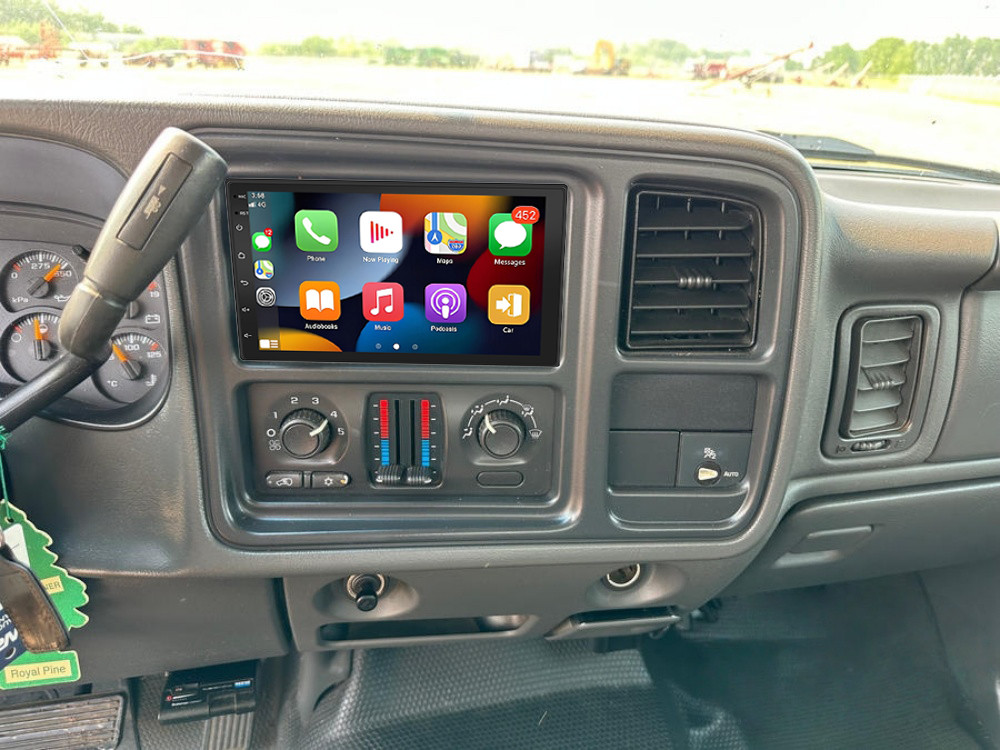 For 2003-2006 Chevy Silverado 1500 2500 Apple Carplay Car Radio Android 15 Navi