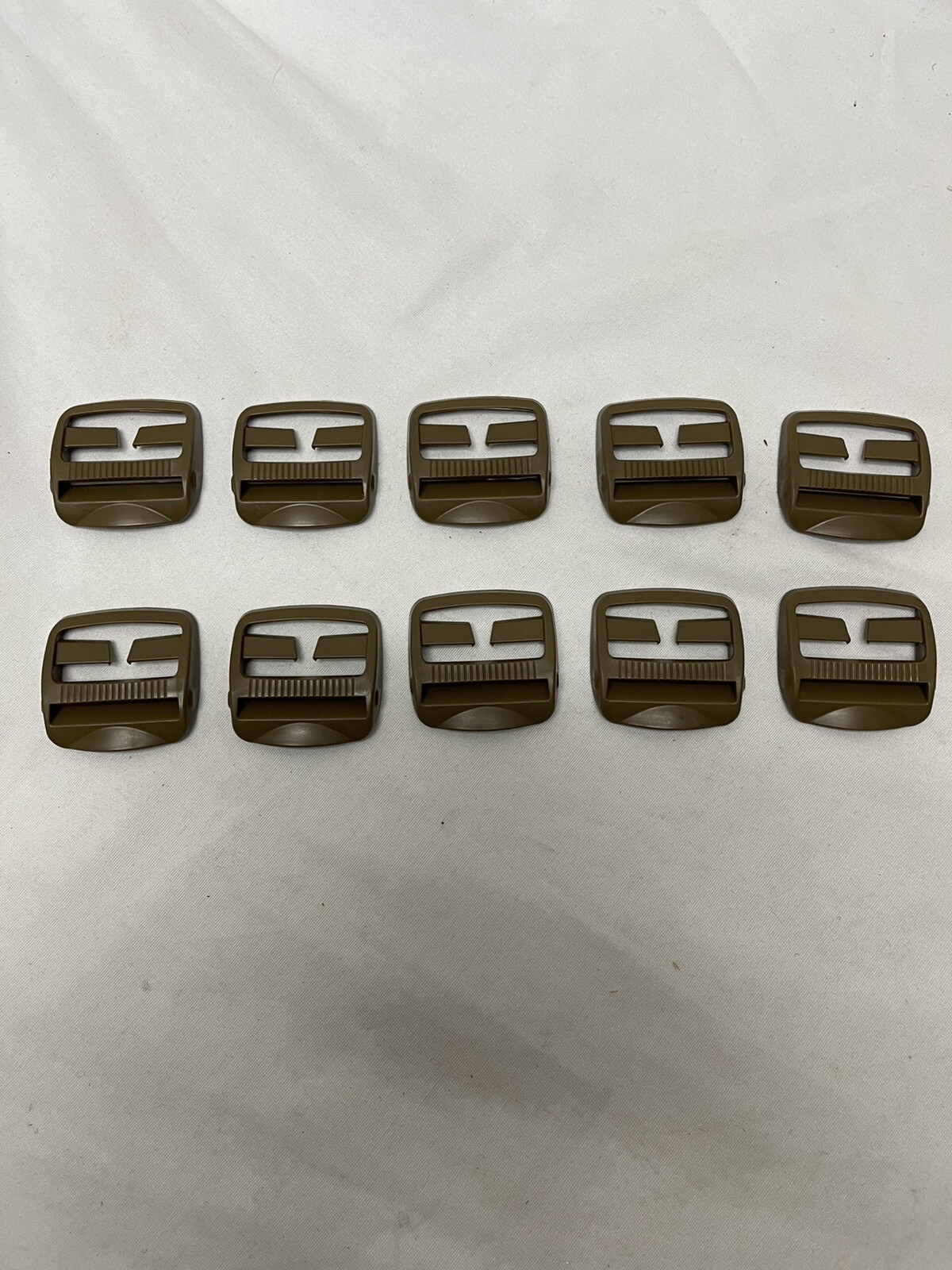10 PC LOT ITW Nexus 1.5" TAN Split Repair Bar Ladderloc Customize Coyote Brown