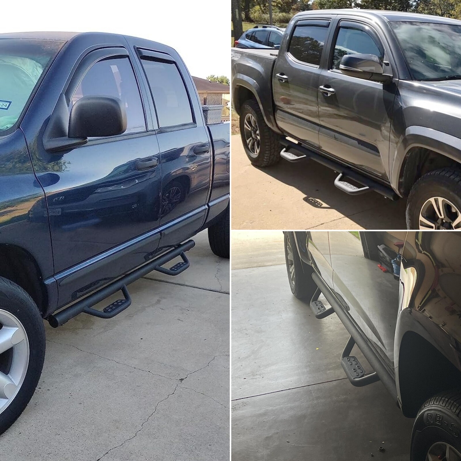 Fit 99-16 FORD F250 Superduty Super Cab Nerf Bar Running Board Side Step BLK BOC