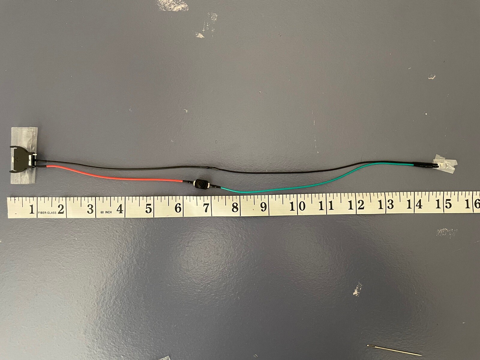 Prewired Single LED Light Assembly with on/off Switch & 3 Volt Battery Connector