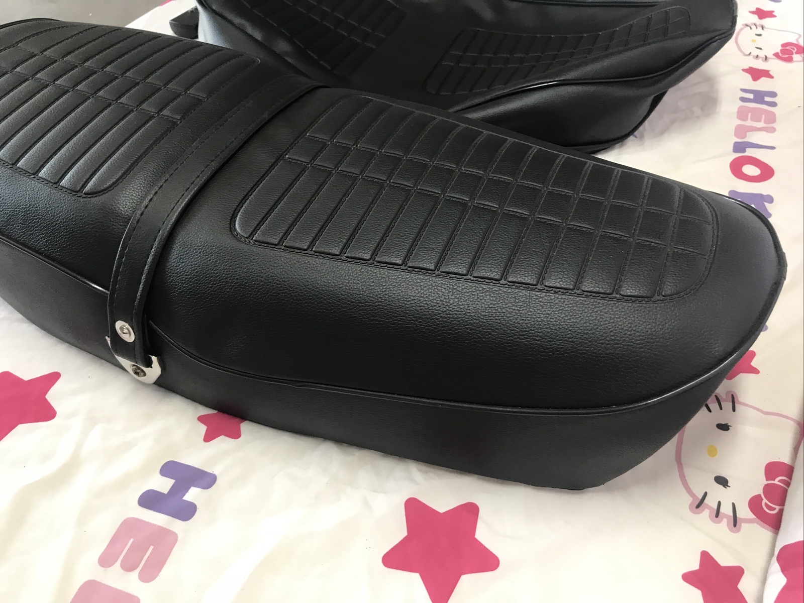 HONDA CB360 SEAT COVER CB360T SEAT COVER 1975 TO 1976 MODEL + STRAP (H*-98)