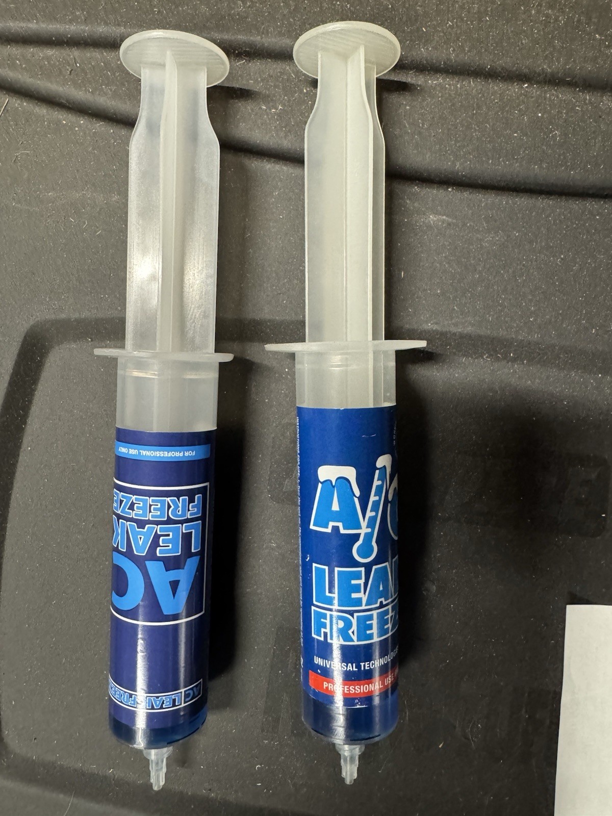 AC Leak Freeze A/C Leak Sealer Syringe 1.5oz HVAC refill (See Description)