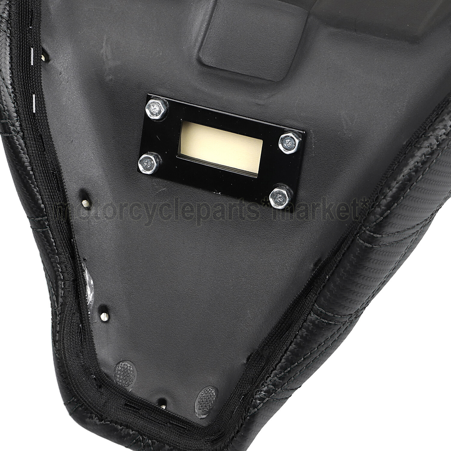 Step-Up Lattice Stitch Seat For Harley 2008-2023 Electra Road Street Glide Black