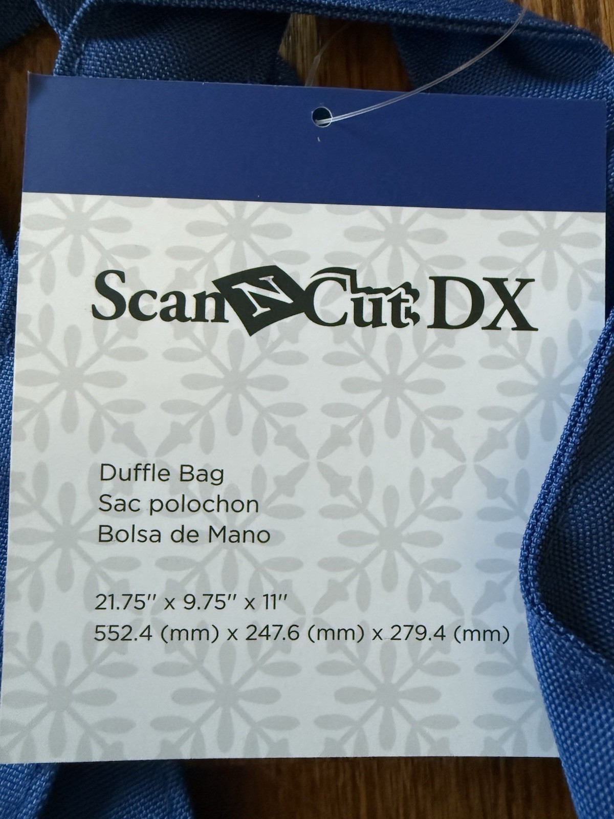 Brother CADXDUFFLEB ScanNCut DX Duffle Bag Blue