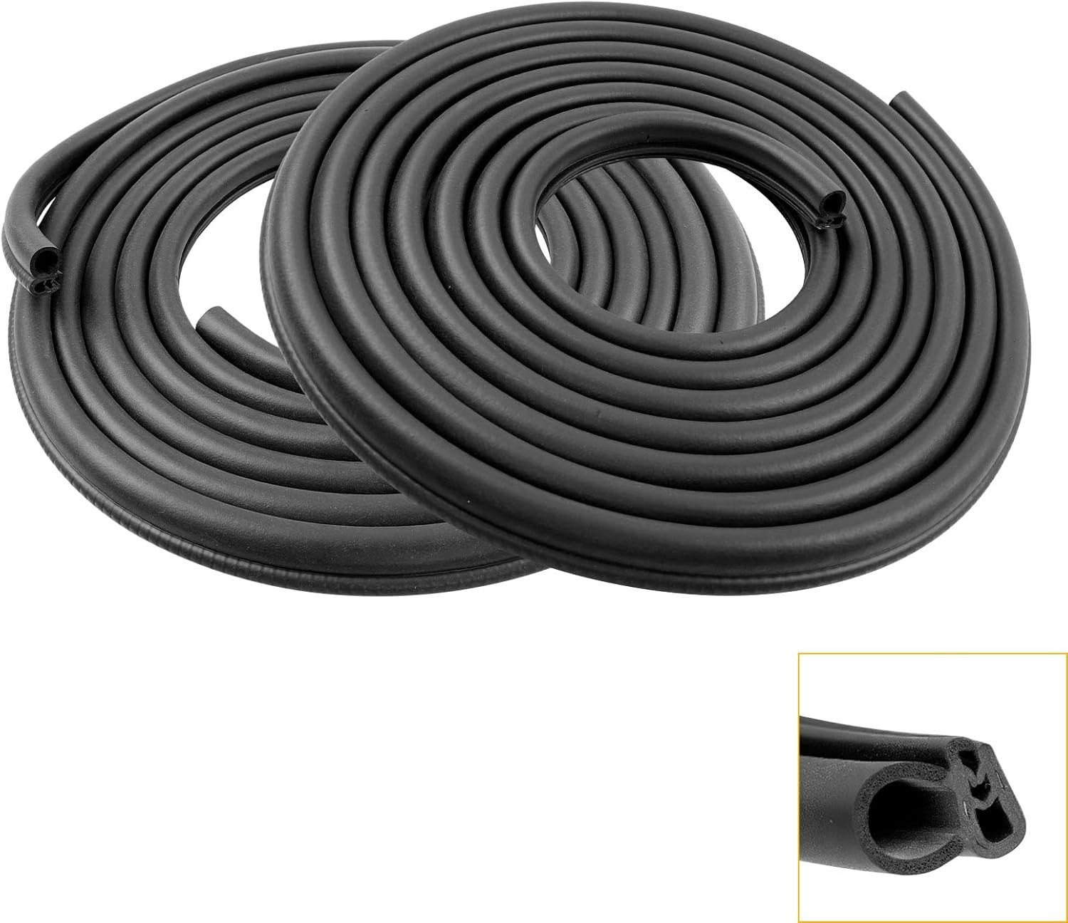 Front Door Weatherstrip Seal 2PCS Chevy Silverado Tahoe GMC Sierra Yukon Escalad