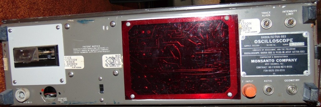 Vintage Monsanto 6400A/6270A Oscilloscope - Powers On
