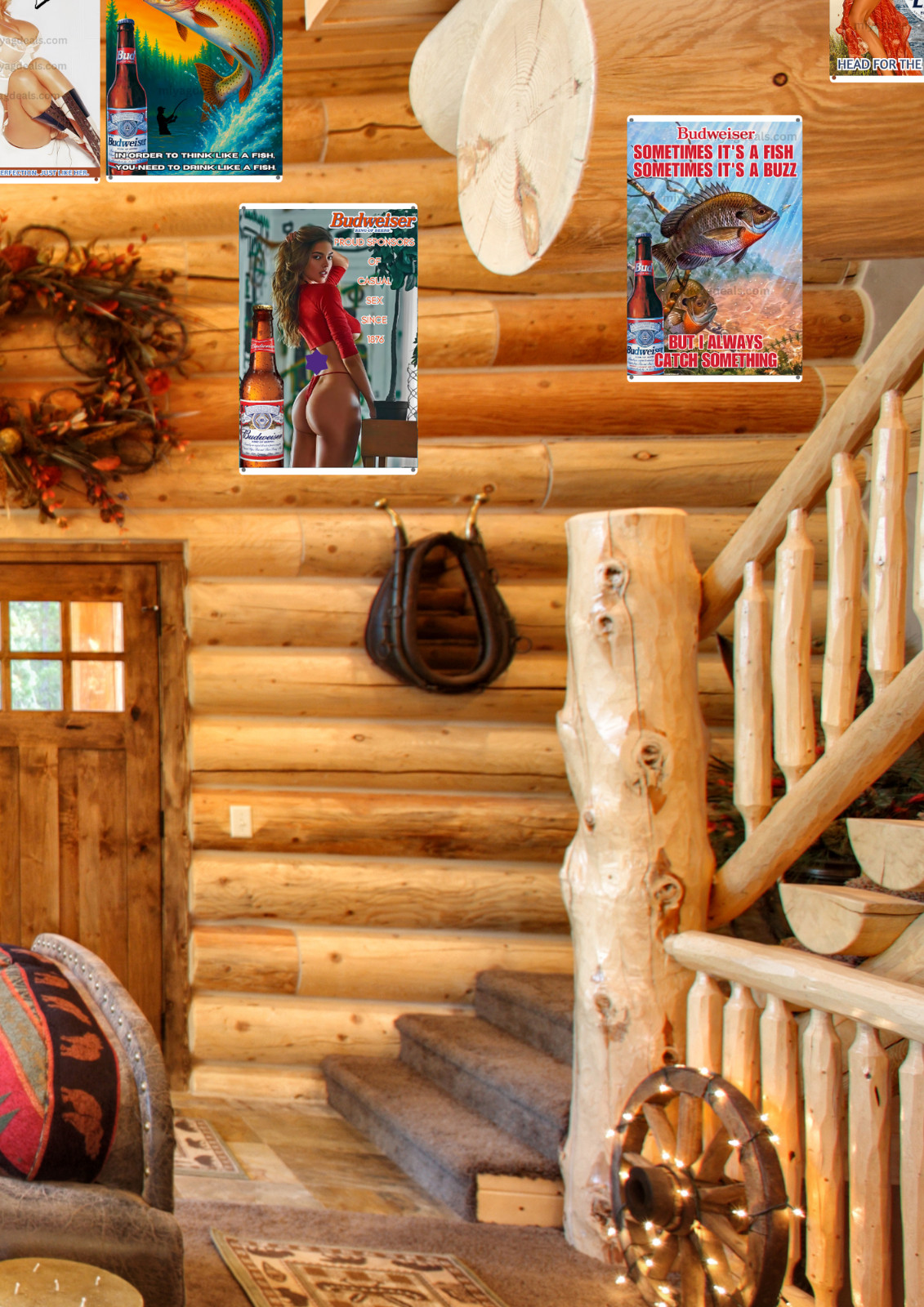 Beer Of Pleasure Pin-Up Metal Sign Sexy Girl Vintage Style Wall Decor Read Des