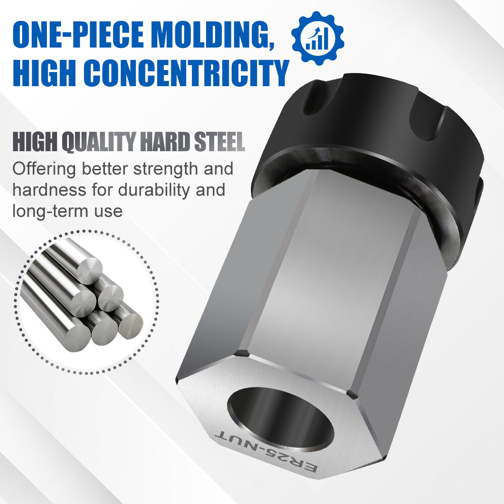 ER25 ER32 ER40 Square Hex Spring Collet Block Chuck Holder for CNC Lathe Machine