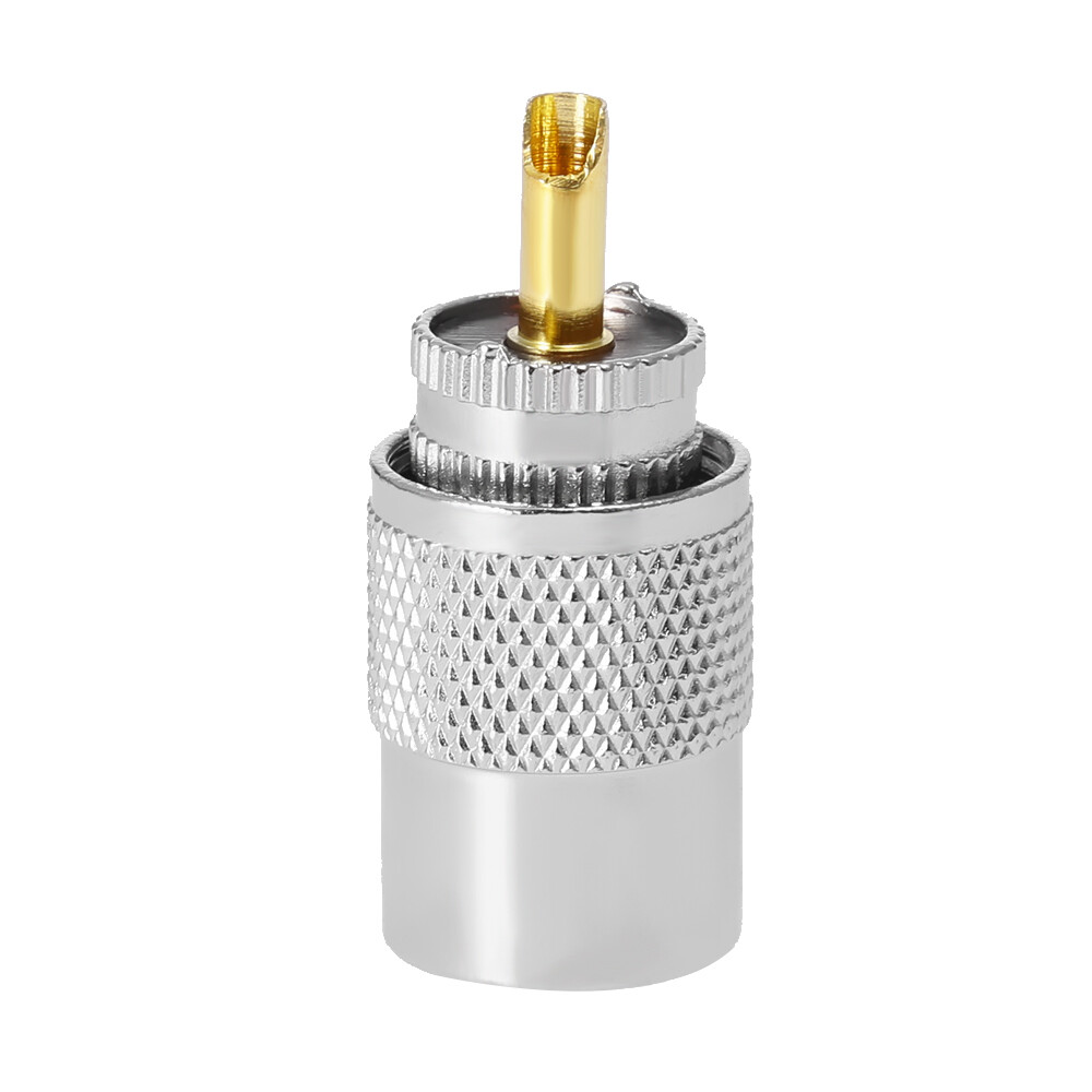 10PACK PL259 Male Solder Connector Plug With Reducer for RG8X Coaxial Coax Cable