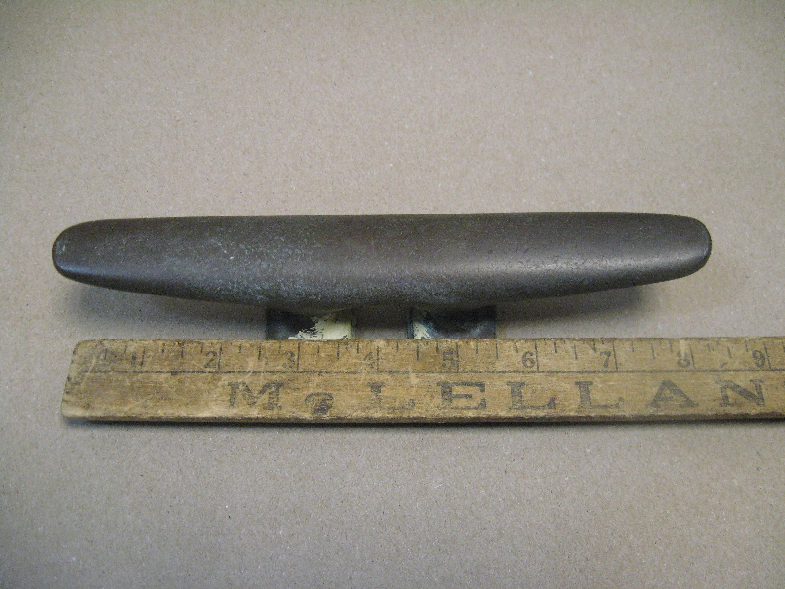 Antique Vtg 8" Solid Bronze Boat Sailboat Marine Mooring Cleat