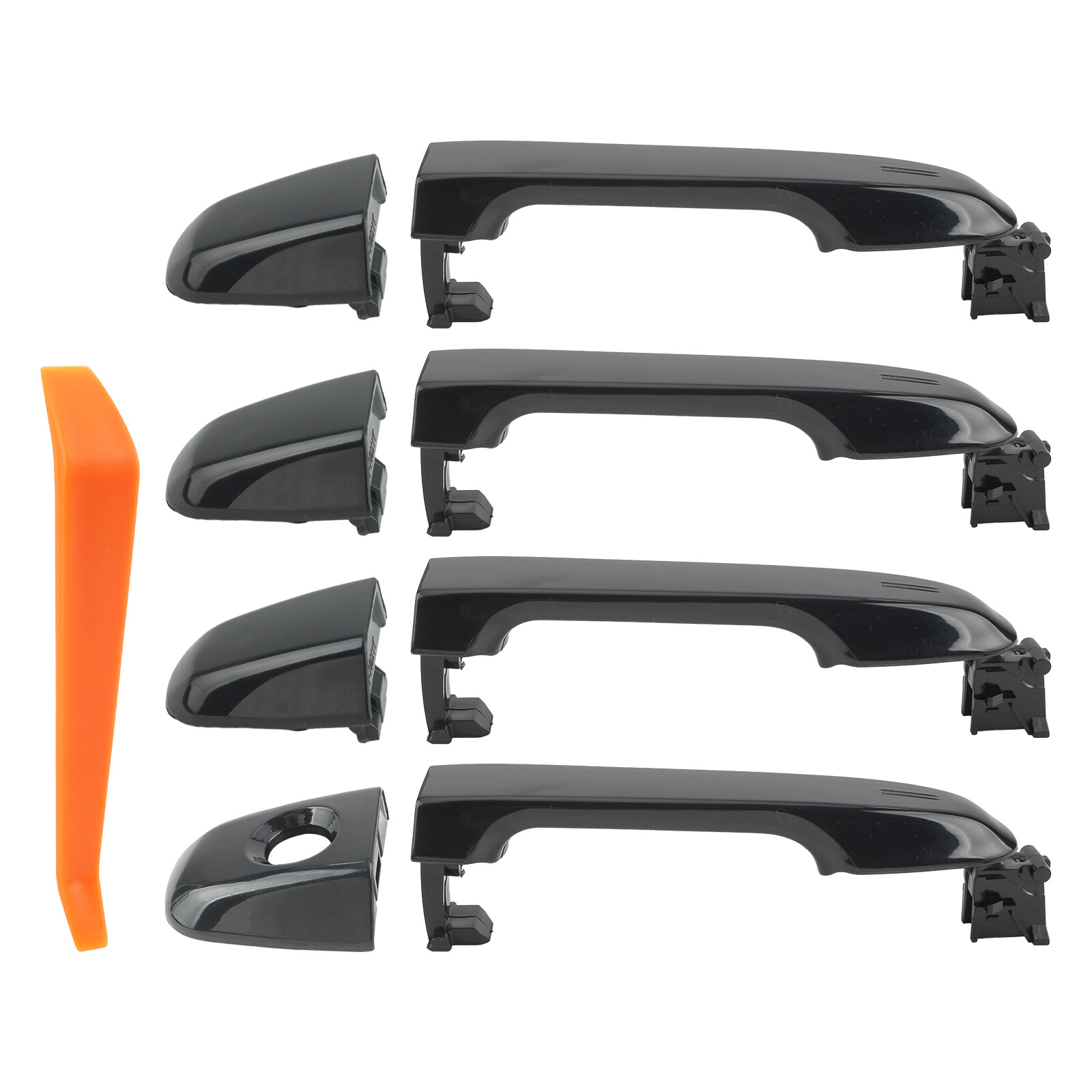 4Pcs Exterior Door Handle Set For Toyota Camry 2012-2017 Front Rear Left & Right