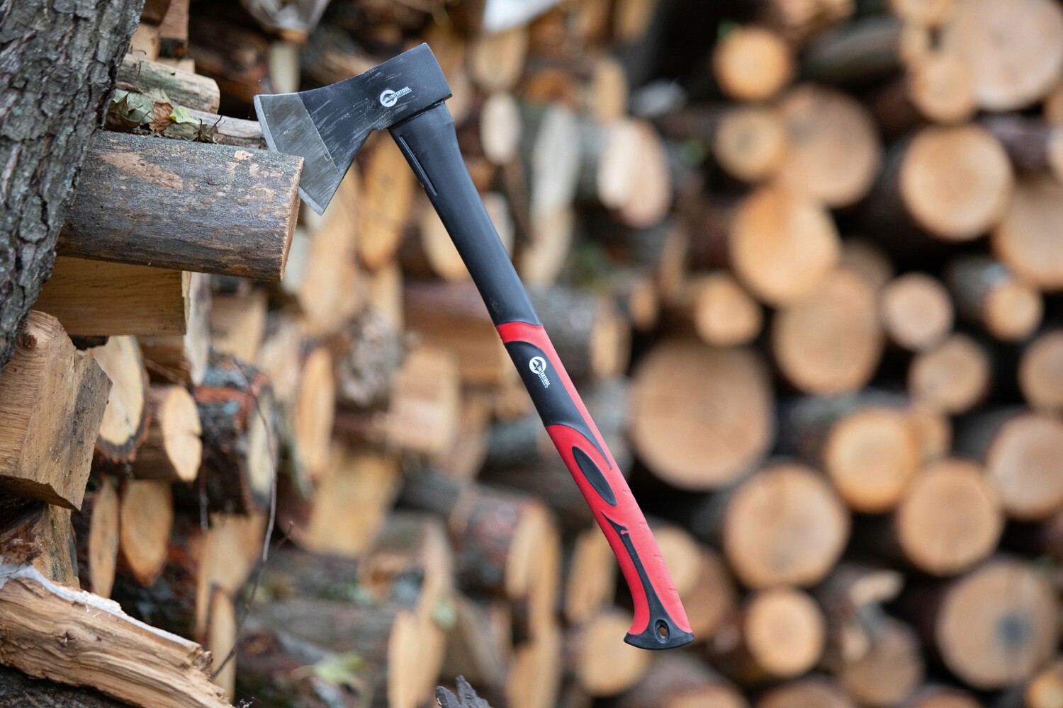 INTERTOOL 24-inch Mid-Size Felling Axe, 2.2 lbs Wood Chopping Ax HT08-0263