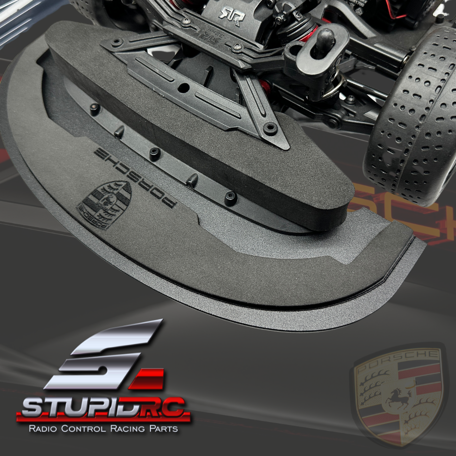 Bittydesign P-GT3R Porsche compatible Body Kit Black StupidRC