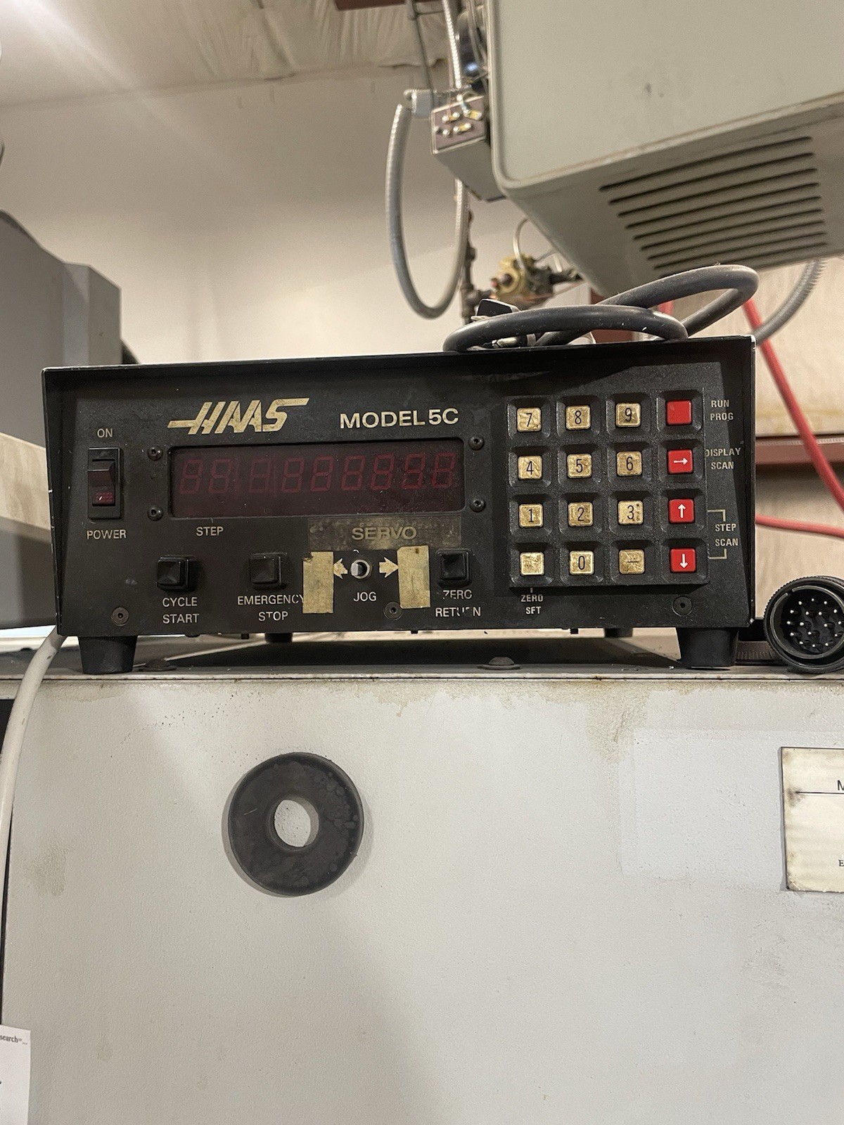 Haas 4th Axis Rotary Table Dc With Control Box And Adapter Cable