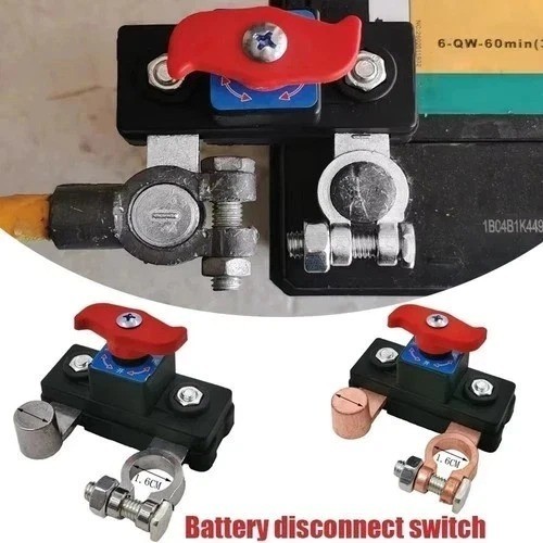 1Pcs Universal Battery Disconnect Switch 12V / 24V Cut Off Isolator for Cars RV
