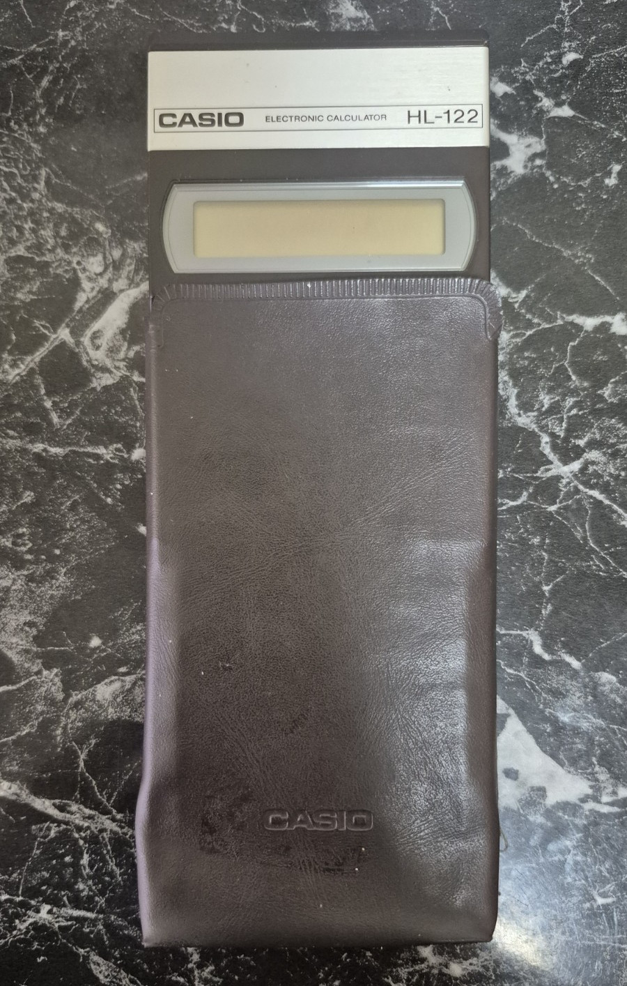 Vintage CASIO Calculator HL-122 12-Digit Battery Powered Tested Made Japan 1986