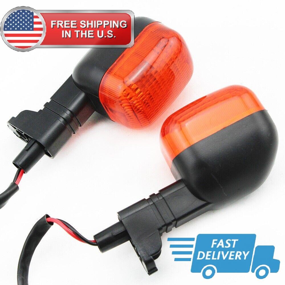 Pair Rear Scooter Turn Signal Blinker Light For Yamaha Zuma 50 YW50 50F 50FX US