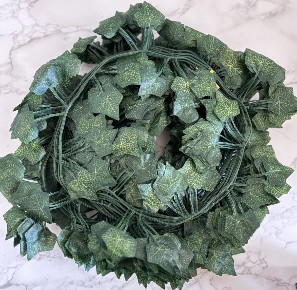 12 Strands 84FT Artificial Hanging Ivy Garland Fake Ivy Leaf Vine Home Decor USA