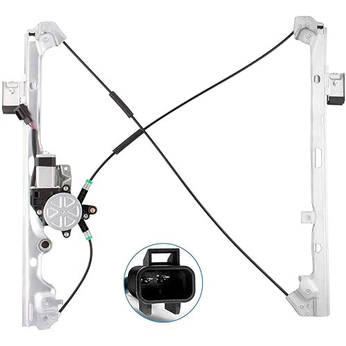 Front Left Driver Side Power Window Regulator w/Motor Fit For Cadillac