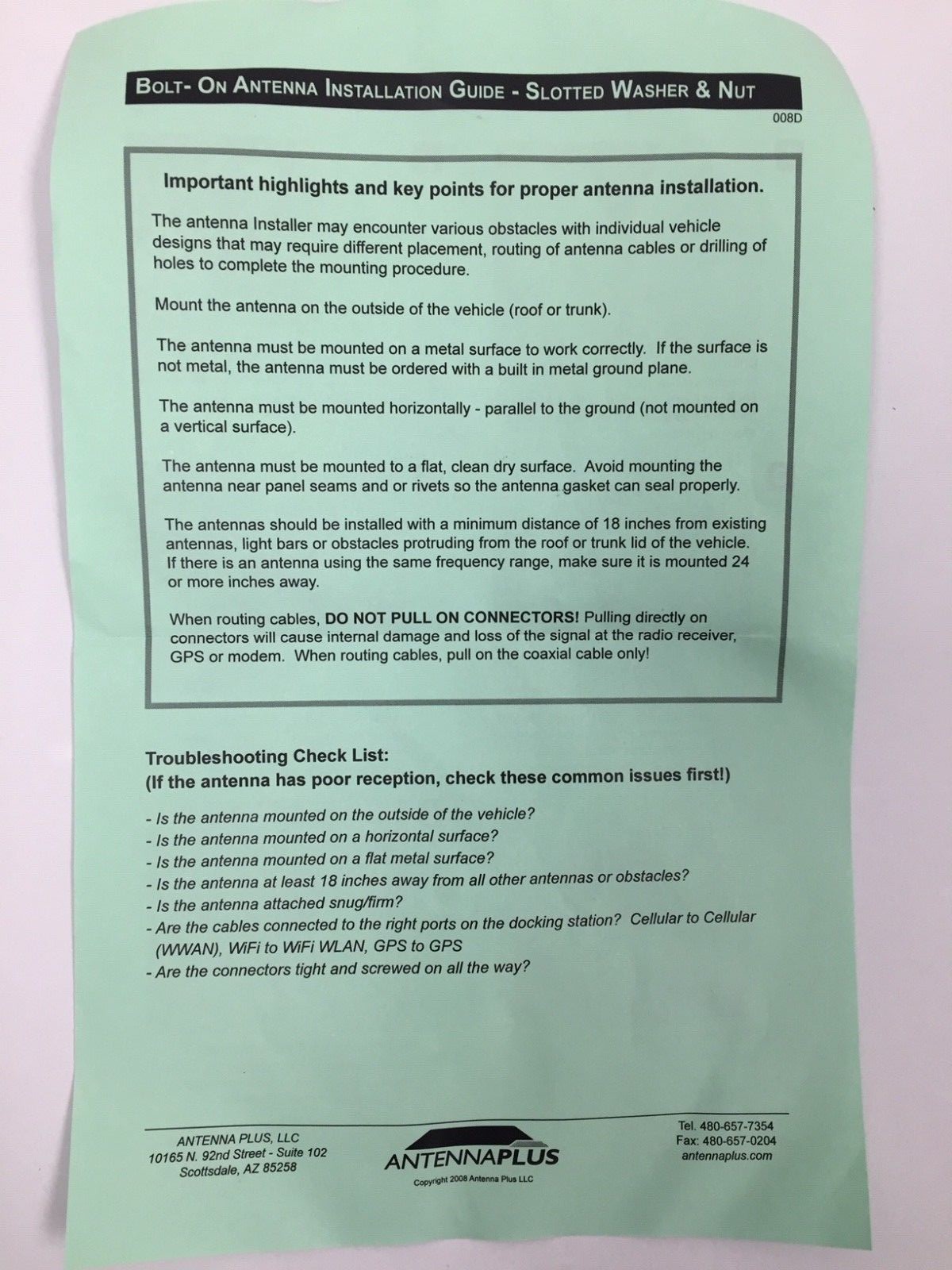 AntennaPlus AP-CG-Q-S22-BL Antenna - Black - FREE SHIPPING!