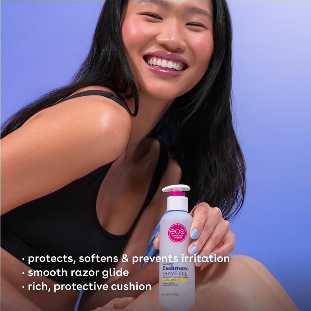 eos Cashmere Shave Oil Vanilla Cashmere 6 fl oz Soothing Moisturizing