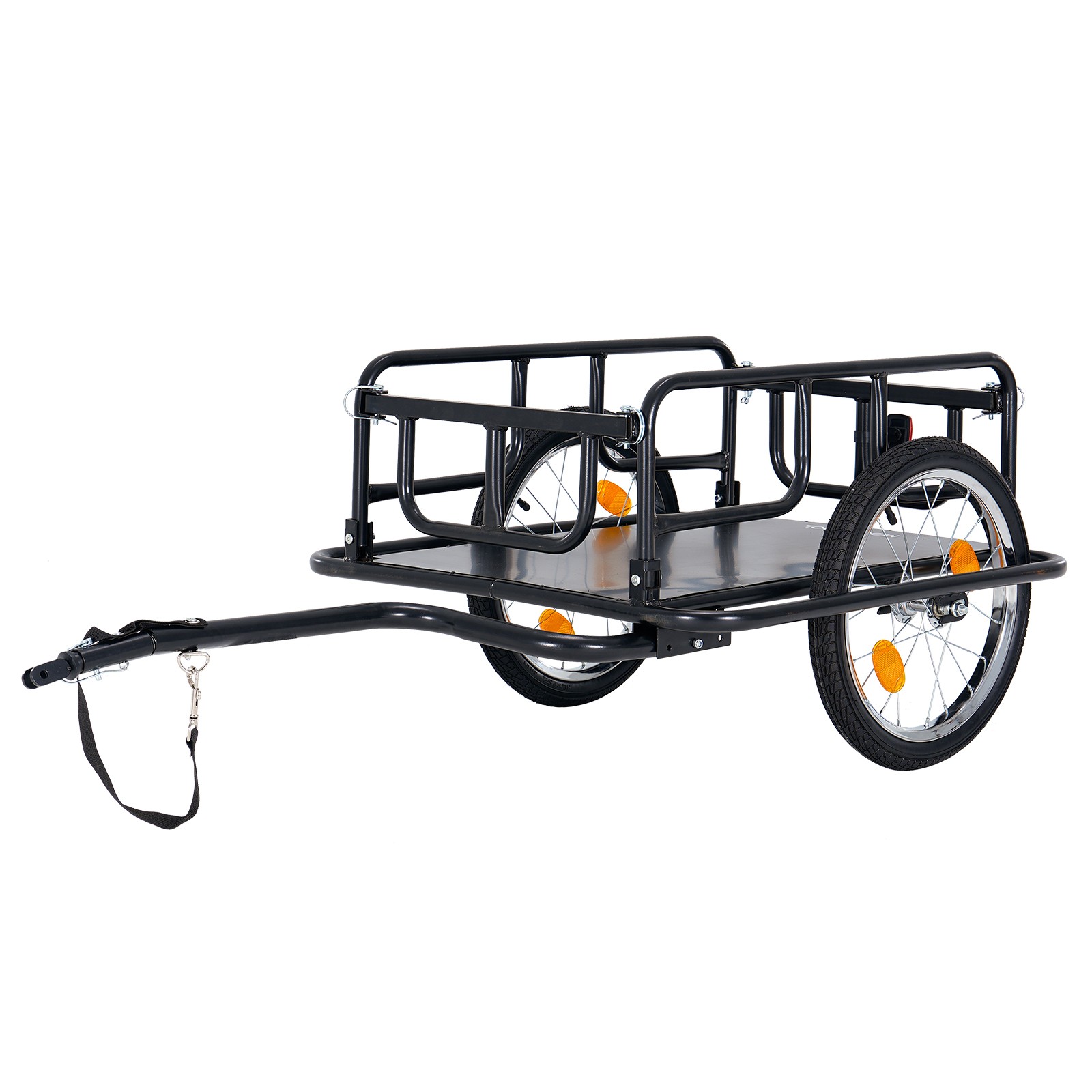 MOONCOOL Bike Cargo Trailer Bicycle Carrier Storage Cart 176 lbs Load Capacity